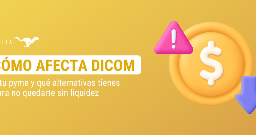 Icono de moneda con símbolos de alerta que representan los efectos de DICOM en pymes chilenas